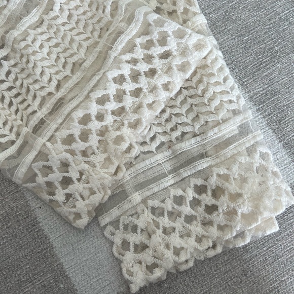 Scotch & Soda Cream Mesh Pants with Built-in Shorts - Picture 4 of 5